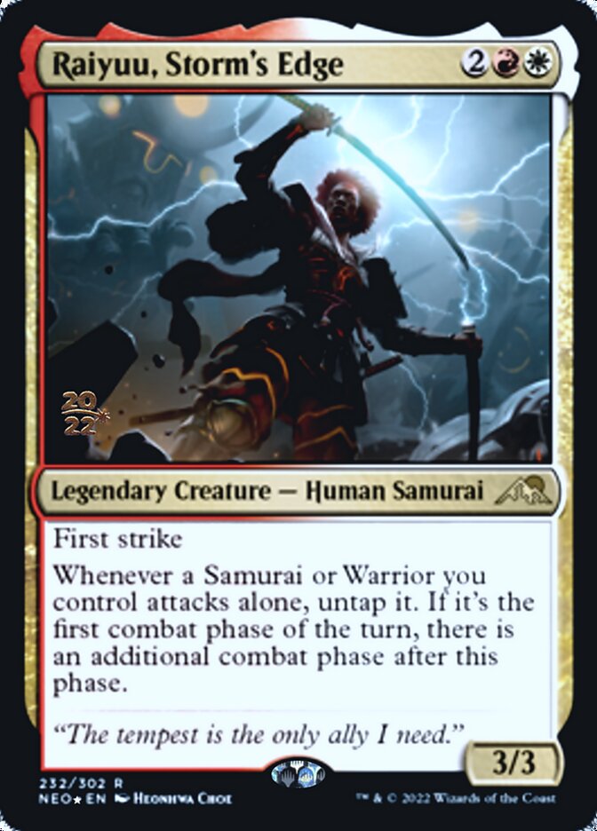 Raiyuu, Storm's Edge [Kamigawa: Neon Dynasty Prerelease Promos] | Deep Dive Games St. Marys