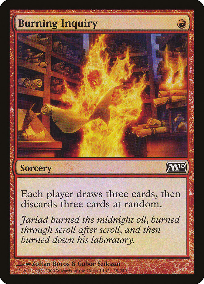 Burning Inquiry [Magic 2010] | Deep Dive Games St. Marys