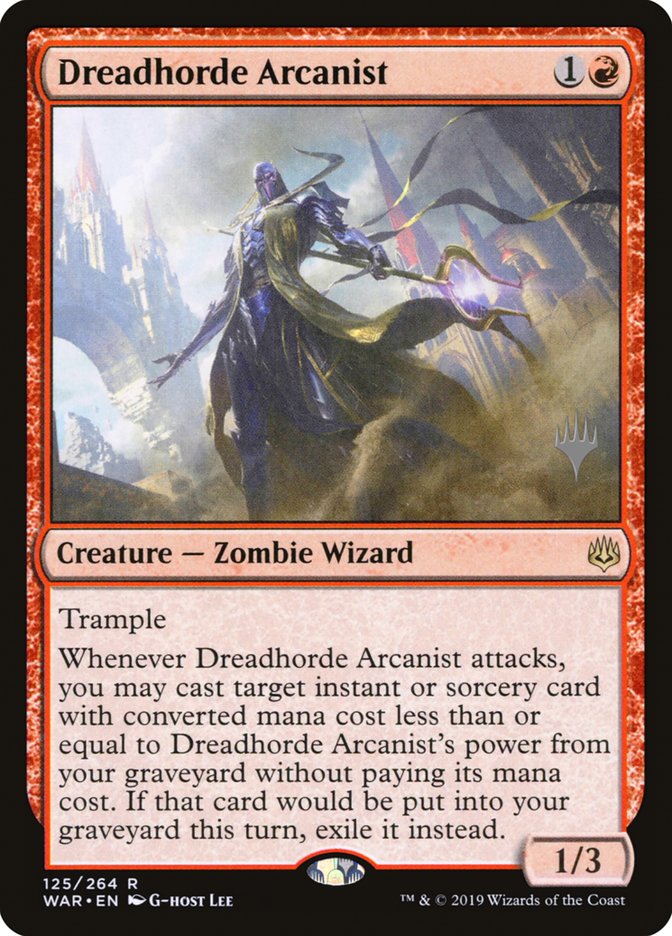 Dreadhorde Arcanist (Promo Pack) [War of the Spark Promos] | Deep Dive Games St. Marys