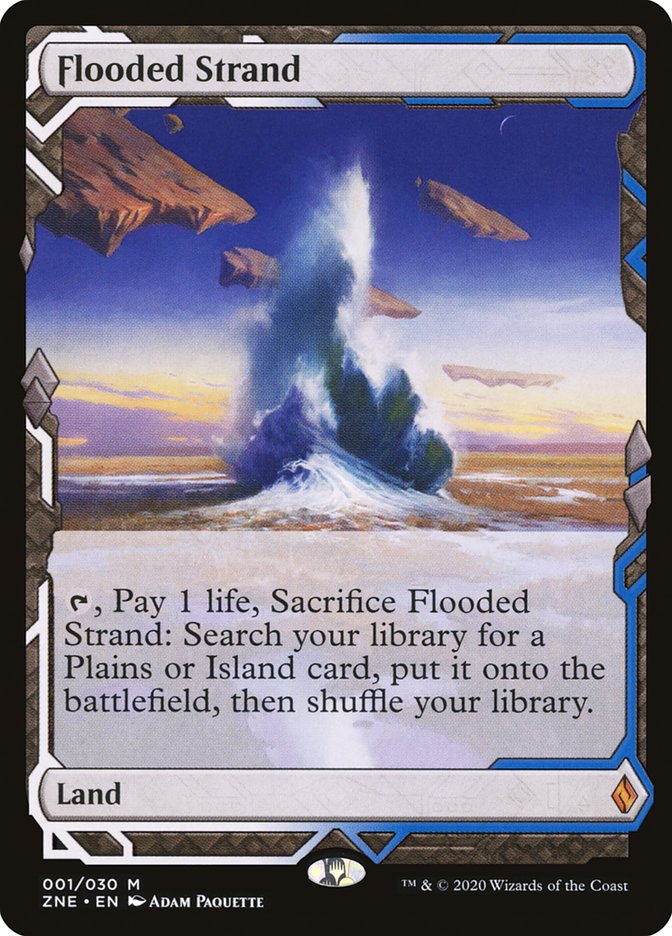 Flooded Strand (Expeditions) [Zendikar Rising Expeditions] | Deep Dive Games St. Marys