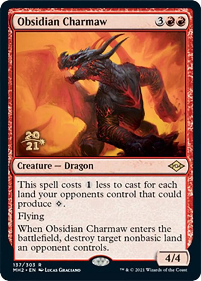 Obsidian Charmaw [Modern Horizons 2 Prerelease Promos] | Deep Dive Games St. Marys
