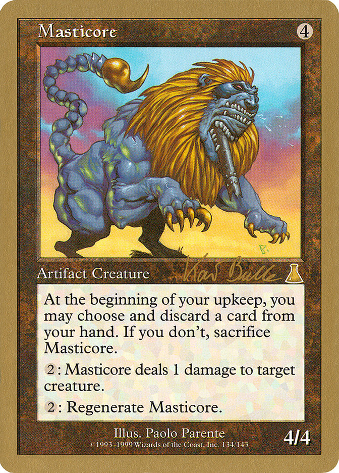 Masticore (Kai Budde) [World Championship Decks 1999] | Deep Dive Games St. Marys