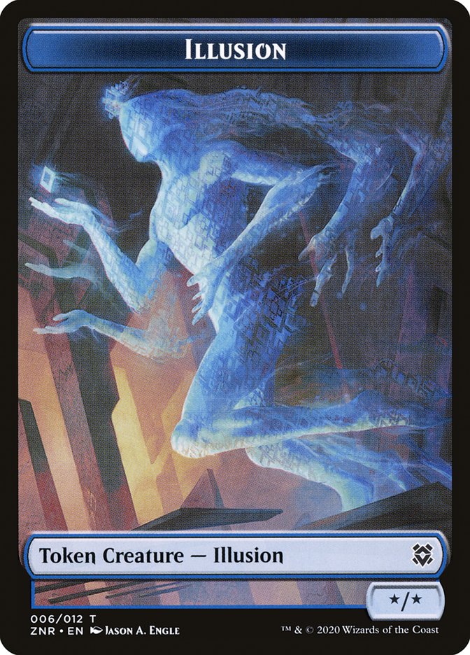 Illusion Token [Zendikar Rising Tokens] | Deep Dive Games St. Marys