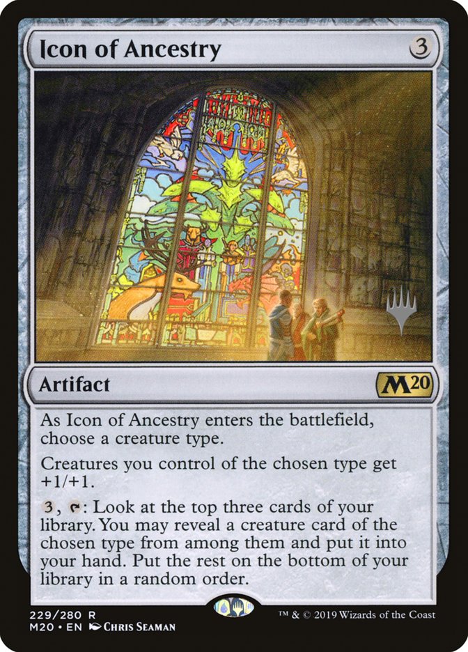 Icon of Ancestry (Promo Pack) [Core Set 2020 Promos] | Deep Dive Games St. Marys