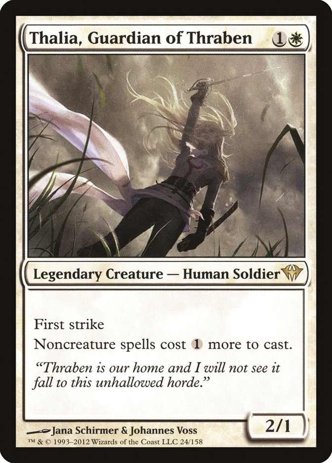 Thalia, Guardian of Thraben [Dark Ascension] | Deep Dive Games St. Marys