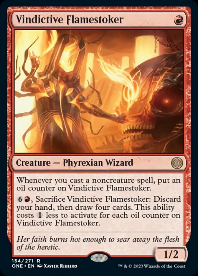 Vindictive Flamestoker [Phyrexia: All Will Be One] | Deep Dive Games St. Marys