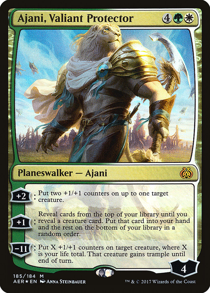 Ajani, Valiant Protector [Aether Revolt] | Deep Dive Games St. Marys