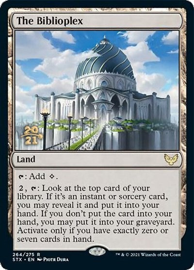 The Biblioplex [Strixhaven: School of Mages Prerelease Promos] | Deep Dive Games St. Marys