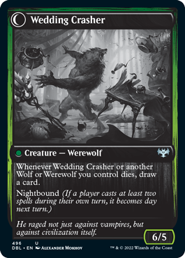 Wolfkin Outcast // Wedding Crasher [Innistrad: Double Feature] | Deep Dive Games St. Marys