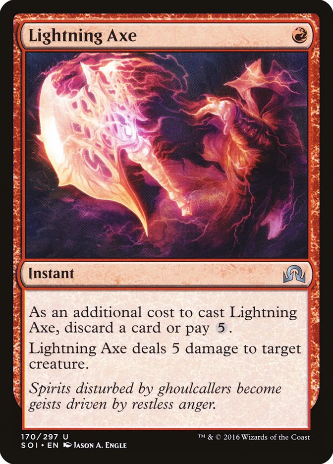 Lightning Axe [Shadows over Innistrad] | Deep Dive Games St. Marys
