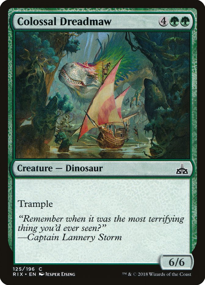 Colossal Dreadmaw [Rivals of Ixalan] | Deep Dive Games St. Marys