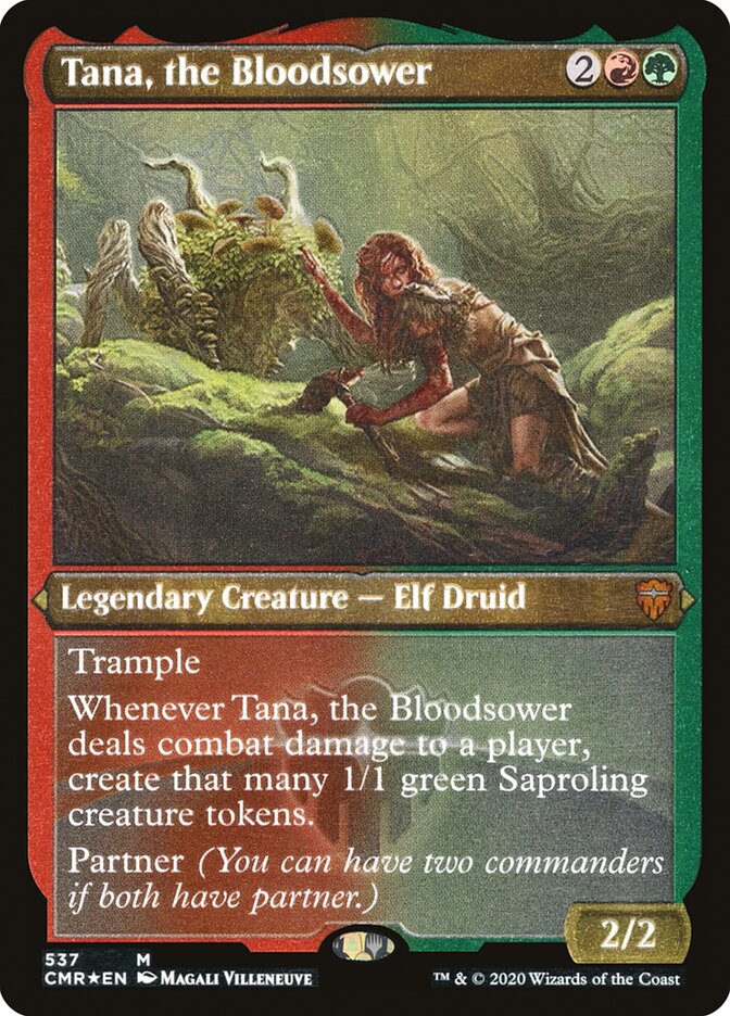 Tana, the Bloodsower (Etched) [Commander Legends] | Deep Dive Games St. Marys