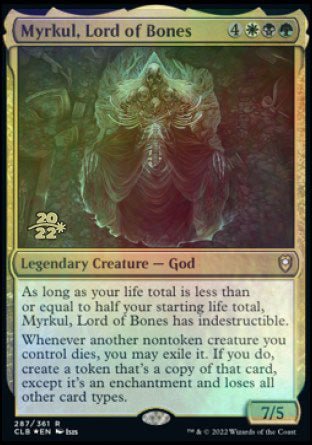 Myrkul, Lord of Bones [Commander Legends: Battle for Baldur's Gate Prerelease Promos] | Deep Dive Games St. Marys