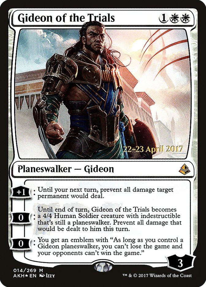 Gideon of the Trials [Amonkhet Prerelease Promos] | Deep Dive Games St. Marys