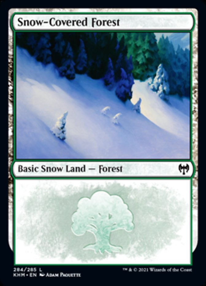 Snow-Covered Forest (284) [Kaldheim] | Deep Dive Games St. Marys