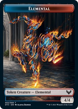 Elemental // Pest Double-Sided Token [Strixhaven: School of Mages Tokens] | Deep Dive Games St. Marys