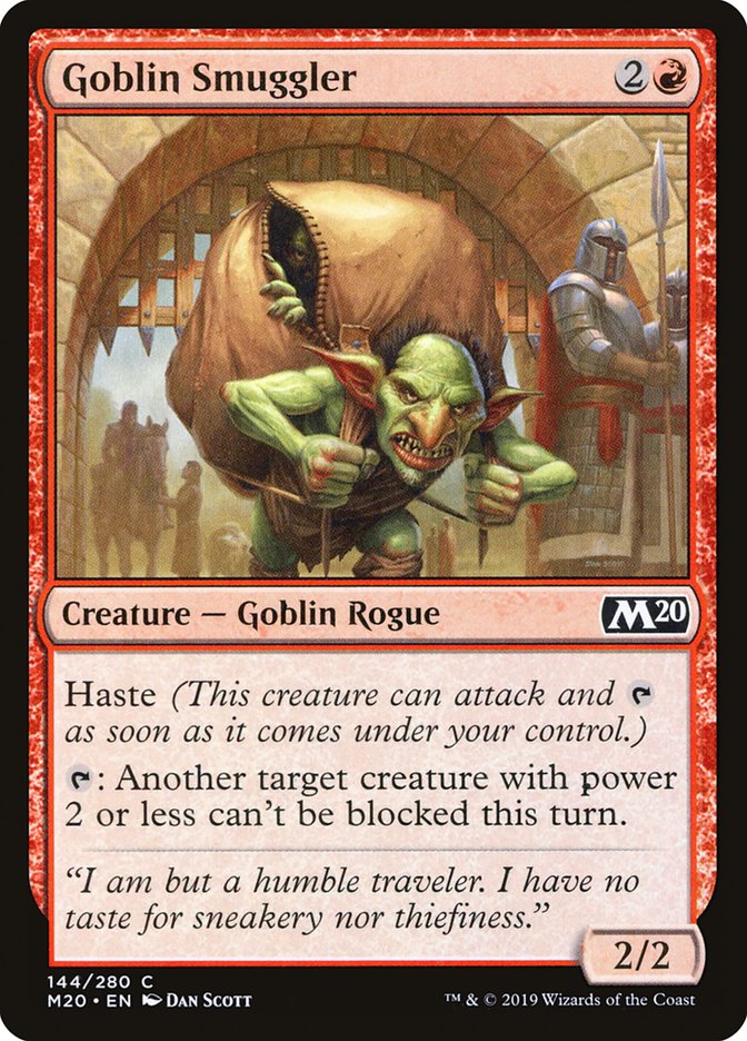 Goblin Smuggler [Core Set 2020] | Deep Dive Games St. Marys