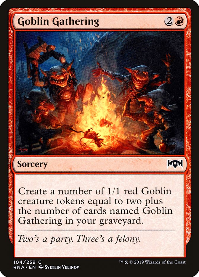 Goblin Gathering [Ravnica Allegiance] | Deep Dive Games St. Marys