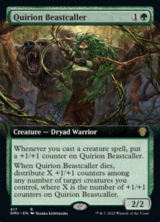 Quirion Beastcaller (Extended Art) [Dominaria United] | Deep Dive Games St. Marys