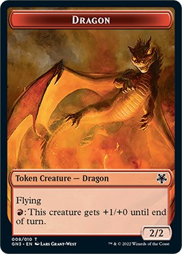 Dragon // Elf Warrior Double-Sided Token [Game Night: Free-for-All Tokens] | Deep Dive Games St. Marys