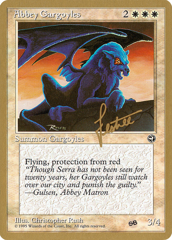 Abbey Gargoyles (Bertrand Lestree) (SB) [Pro Tour Collector Set] | Deep Dive Games St. Marys