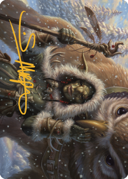 Owlbear Shepherd Art Card (Gold-Stamped Signature) [Commander Legends: Battle for Baldur's Gate Art Series] | Deep Dive Games St. Marys