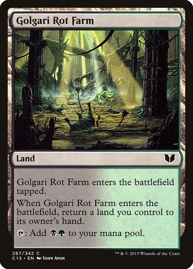 Golgari Rot Farm [Commander 2015] | Deep Dive Games St. Marys