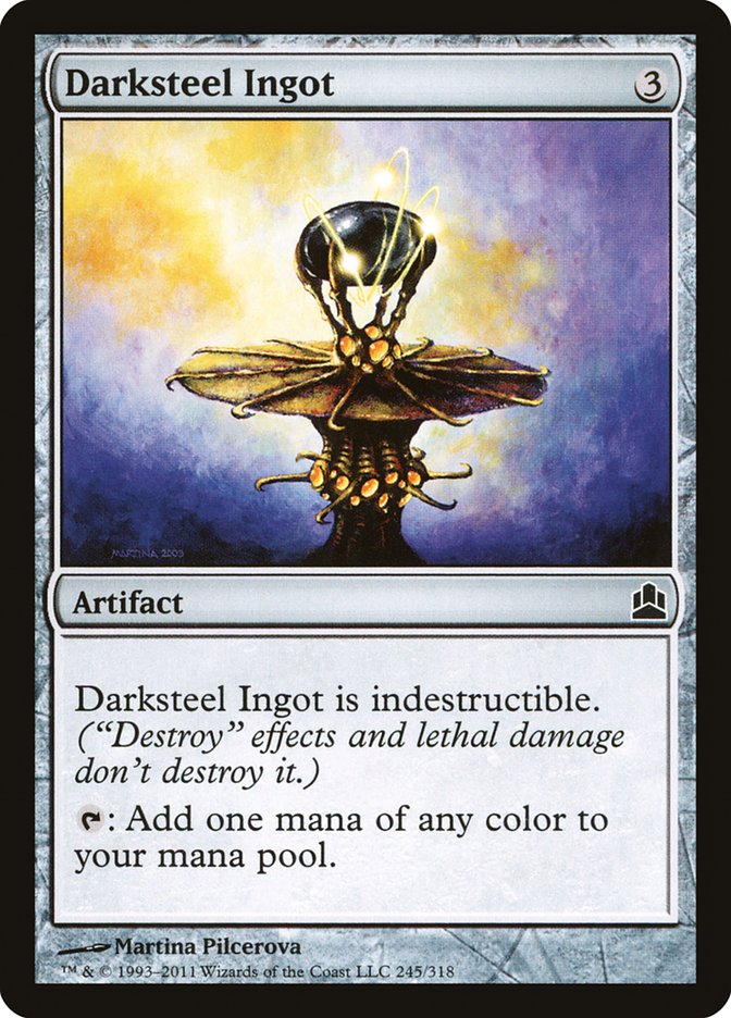 Darksteel Ingot [Commander 2011] | Deep Dive Games St. Marys