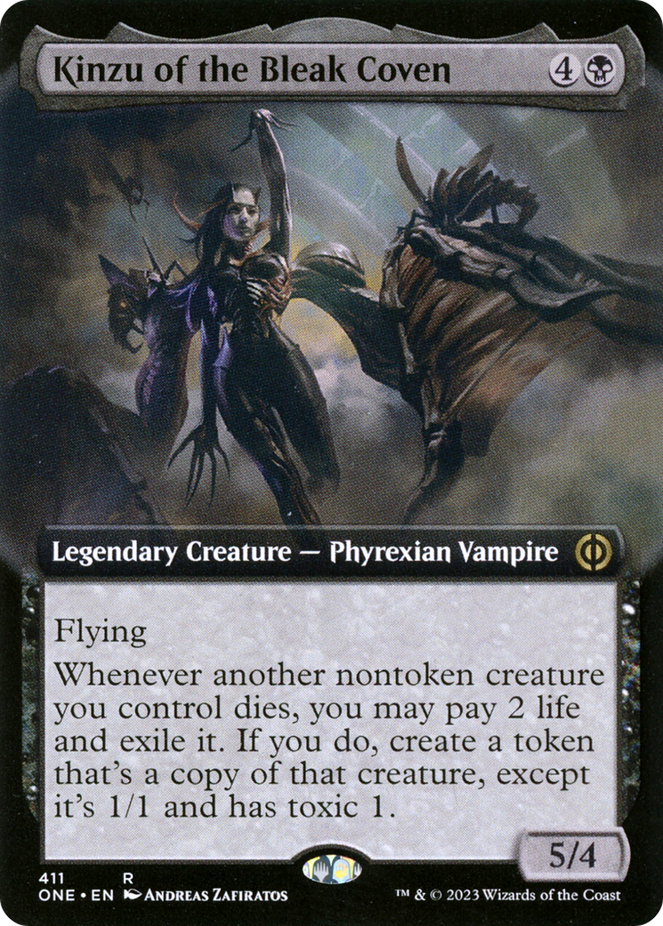 Kinzu of the Bleak Coven (Extended Art) [Phyrexia: All Will Be One] | Deep Dive Games St. Marys