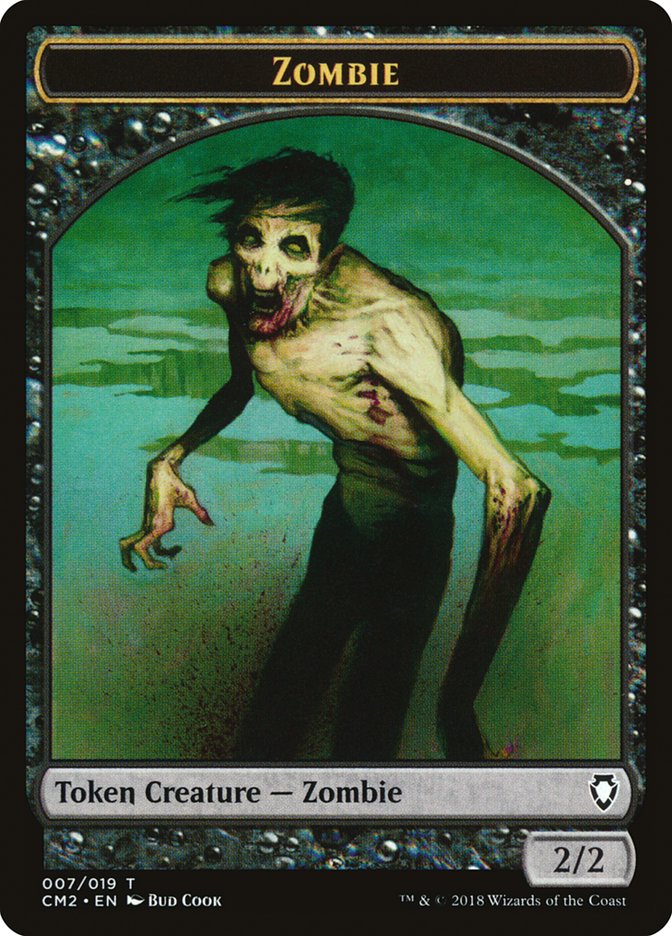 Zombie Token [Commander Anthology Volume II Tokens] | Deep Dive Games St. Marys