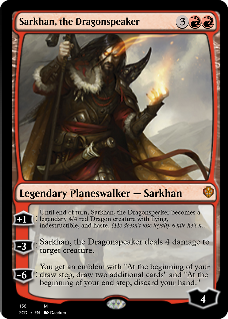 Sarkhan, the Dragonspeaker [Starter Commander Decks] | Deep Dive Games St. Marys