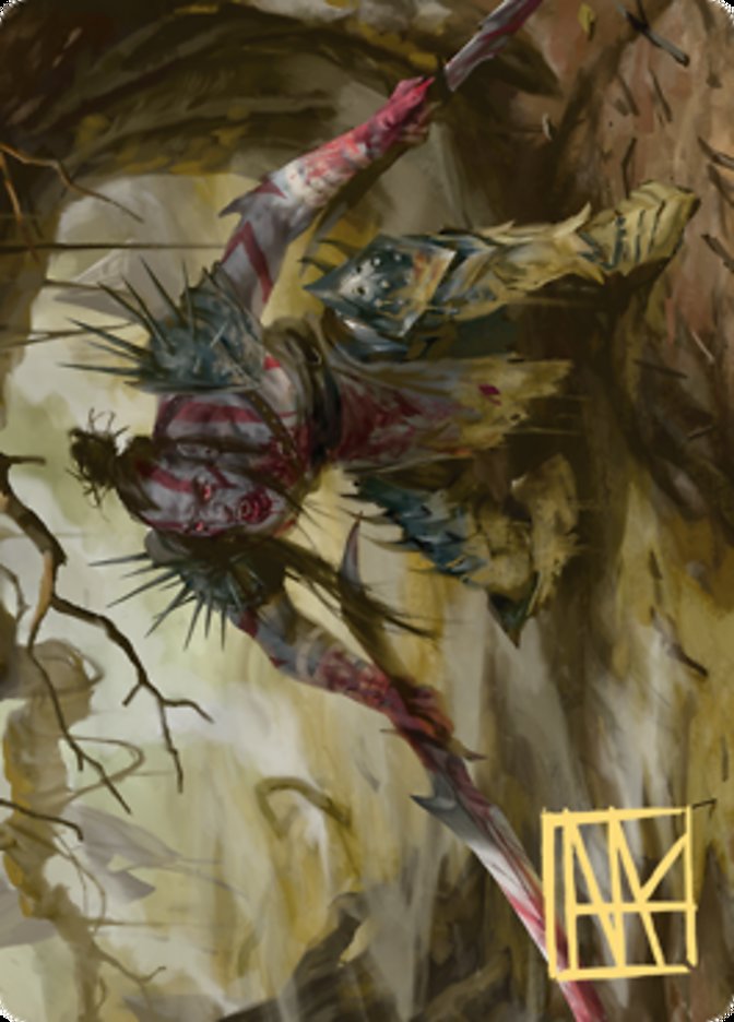 Highborn Vampire Art Card (Gold-Stamped Signature) [Zendikar Rising Art Series] | Deep Dive Games St. Marys