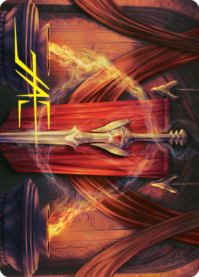 Ramosian Greatsword Art Card (Gold-Stamped Signature) [March of the Machine Art Series] | Deep Dive Games St. Marys