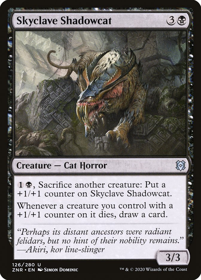 Skyclave Shadowcat [Zendikar Rising] | Deep Dive Games St. Marys