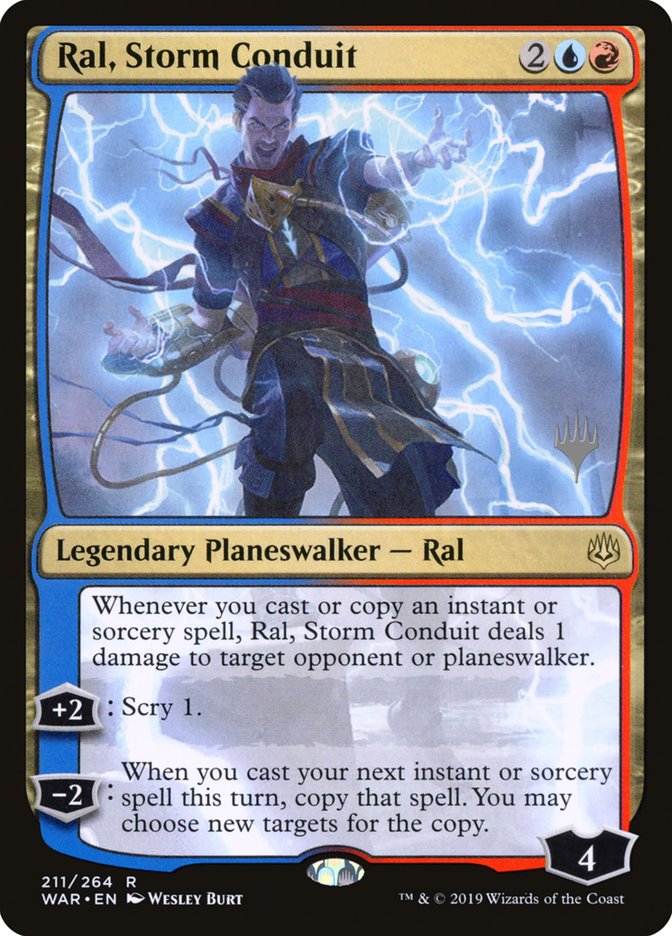 Ral, Storm Conduit (Promo Pack) [War of the Spark Promos] | Deep Dive Games St. Marys