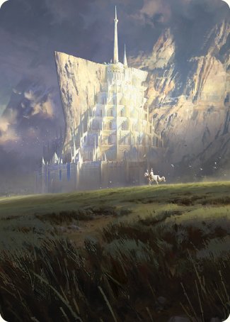 Minas Tirith Art Card [The Lord of the Rings: Tales of Middle-earth Art Series] | Deep Dive Games St. Marys