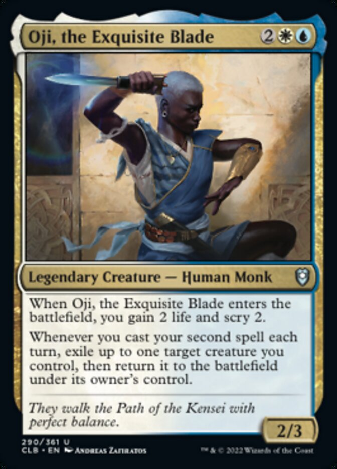 Oji, the Exquisite Blade [Commander Legends: Battle for Baldur's Gate] | Deep Dive Games St. Marys