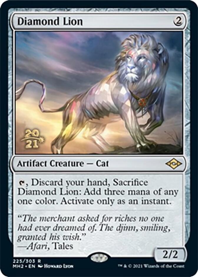 Diamond Lion [Modern Horizons 2 Prerelease Promos] | Deep Dive Games St. Marys