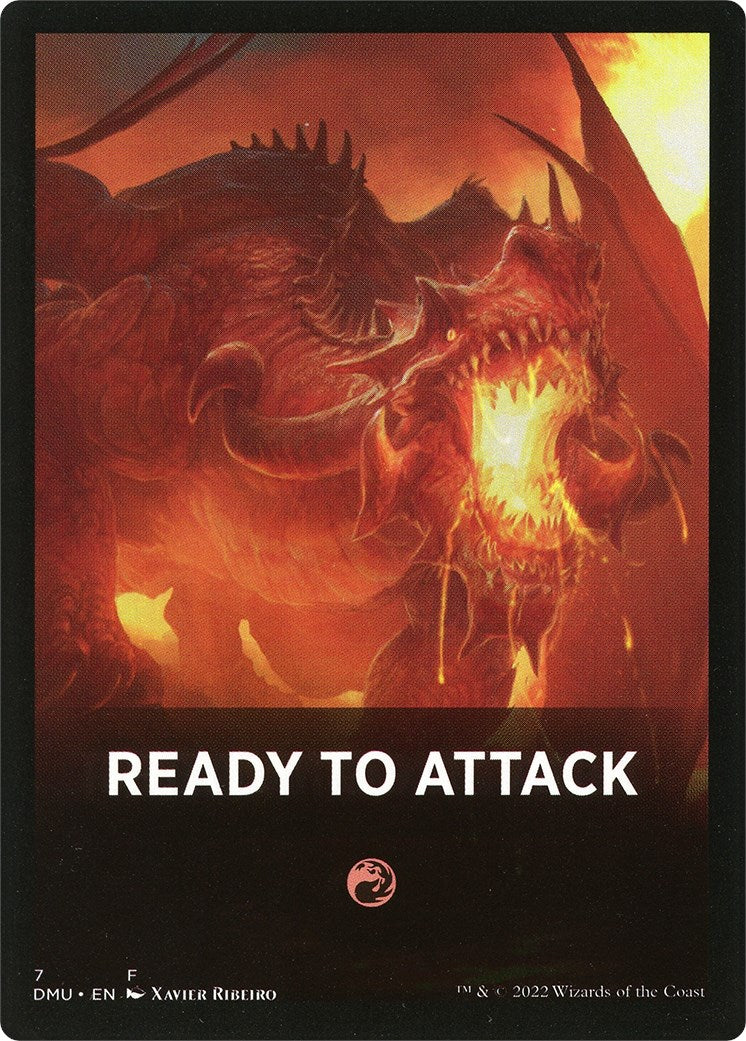 Ready to Attack Theme Card [Dominaria United Tokens] | Deep Dive Games St. Marys