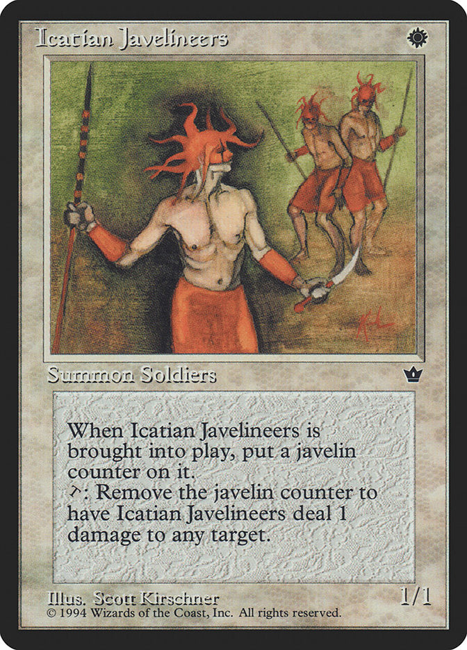 Icatian Javelineers (Scott Kirschner) [Fallen Empires] | Deep Dive Games St. Marys