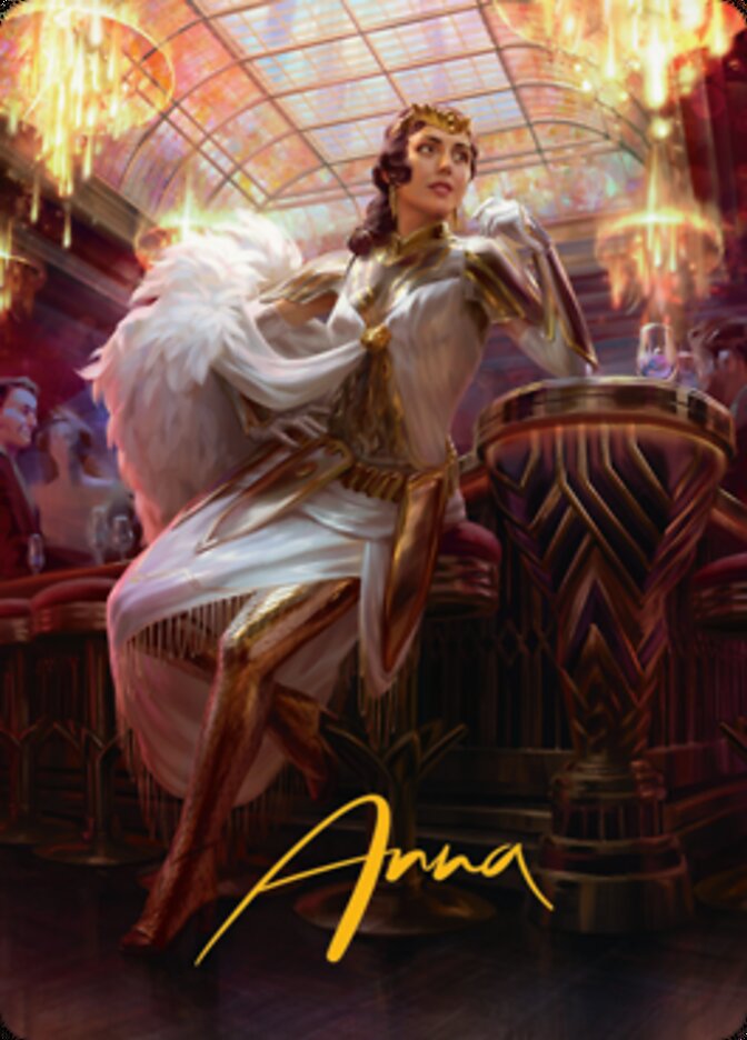 Elspeth Resplendent 1 Art Card (Gold-Stamped Signature) [Streets of New Capenna Art Series] | Deep Dive Games St. Marys