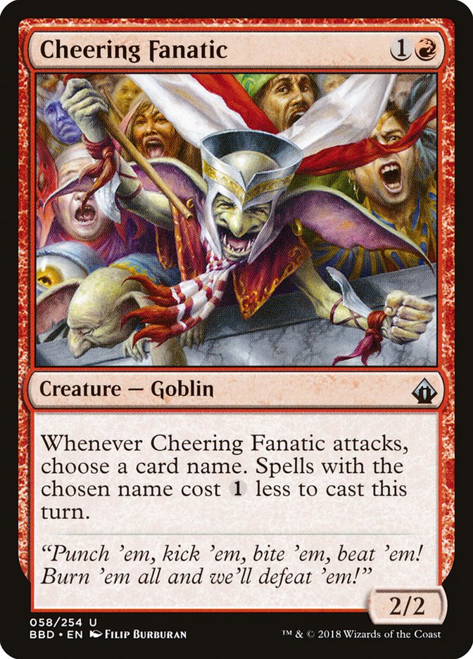 Cheering Fanatic [Battlebond] | Deep Dive Games St. Marys