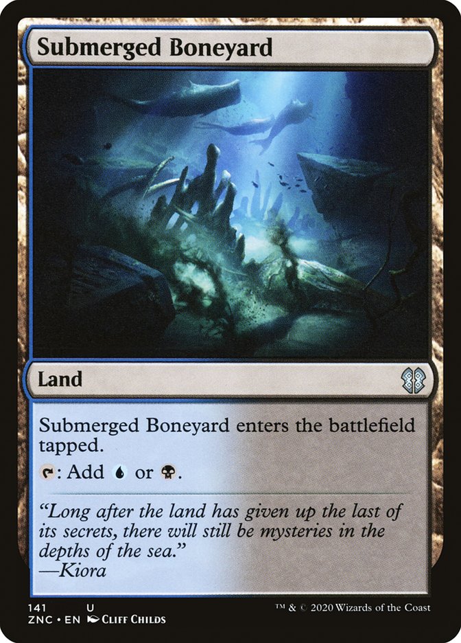 Submerged Boneyard [Zendikar Rising Commander] | Deep Dive Games St. Marys