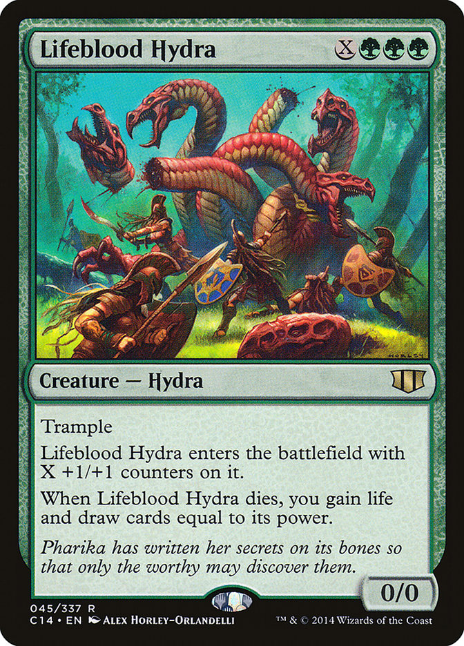 Lifeblood Hydra [Commander 2014] | Deep Dive Games St. Marys