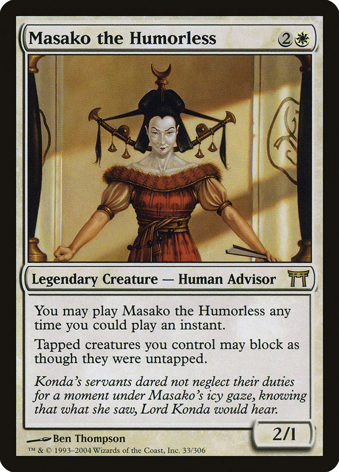 Masako the Humorless [Champions of Kamigawa] | Deep Dive Games St. Marys