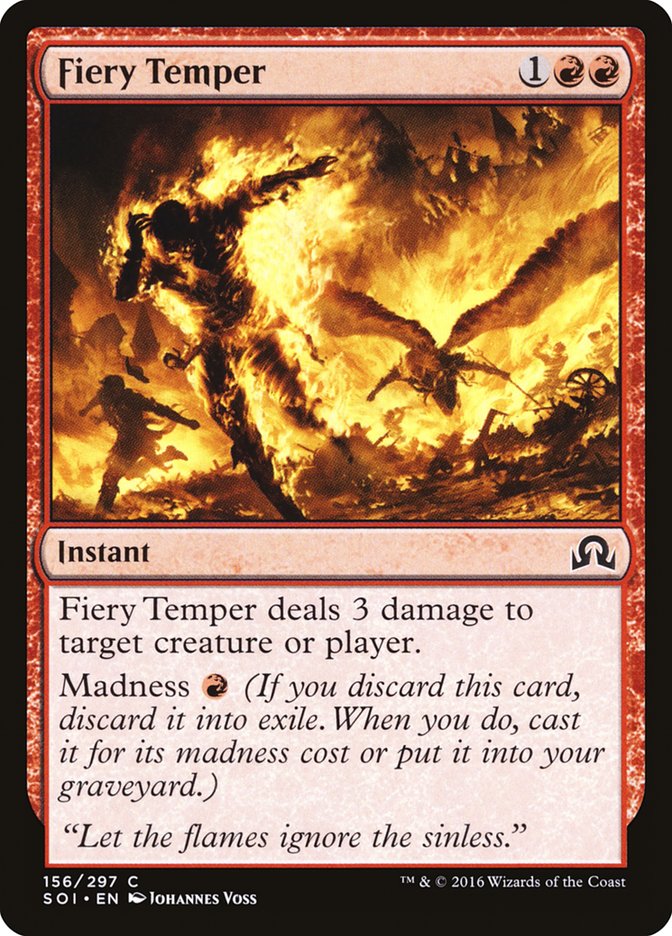 Fiery Temper [Shadows over Innistrad] | Deep Dive Games St. Marys