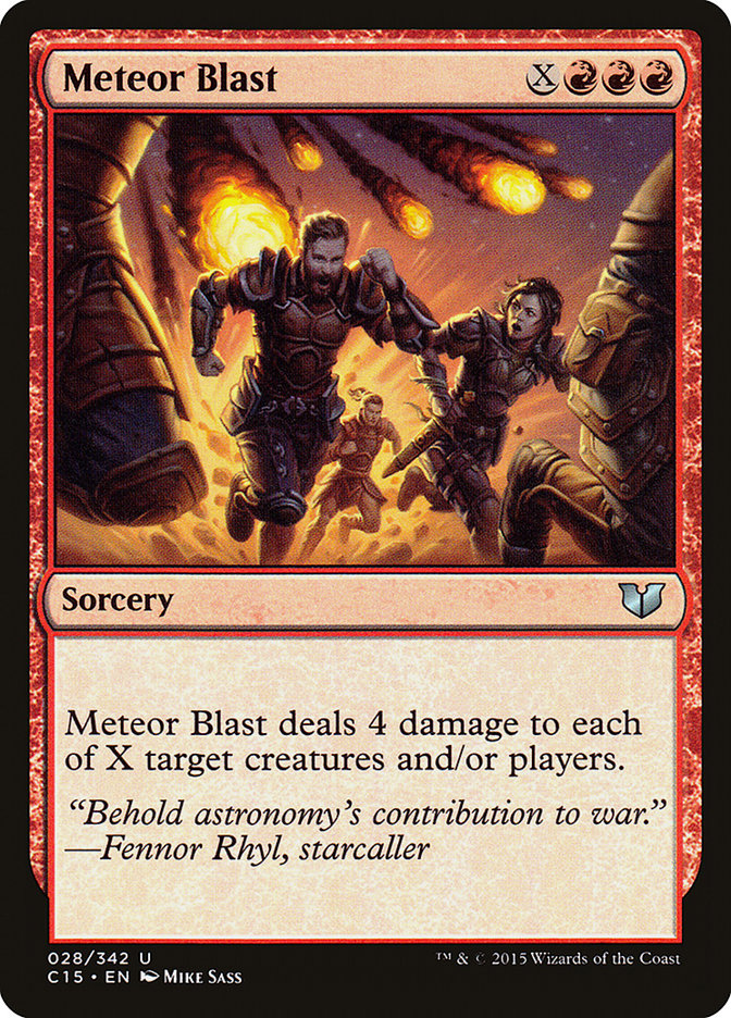 Meteor Blast [Commander 2015] | Deep Dive Games St. Marys