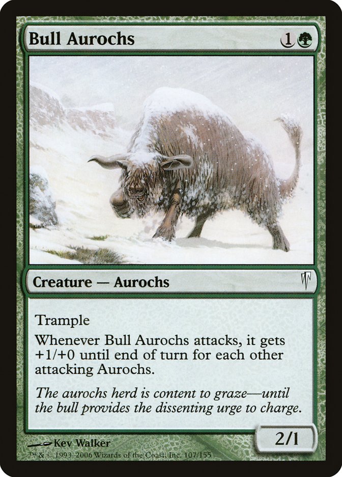 Bull Aurochs [Coldsnap] | Deep Dive Games St. Marys