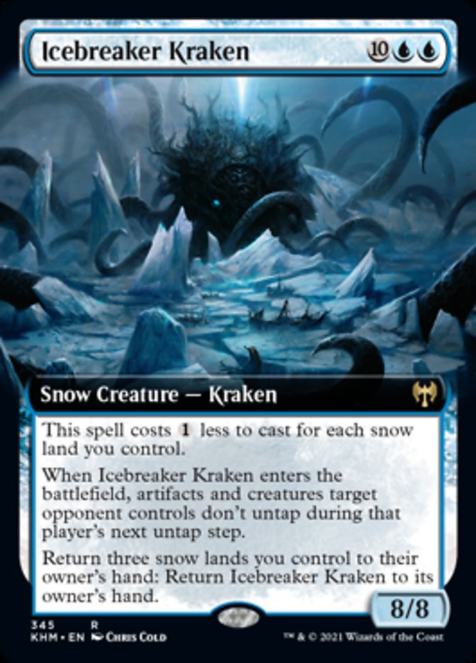 Icebreaker Kraken (Extended Art) [Kaldheim] | Deep Dive Games St. Marys