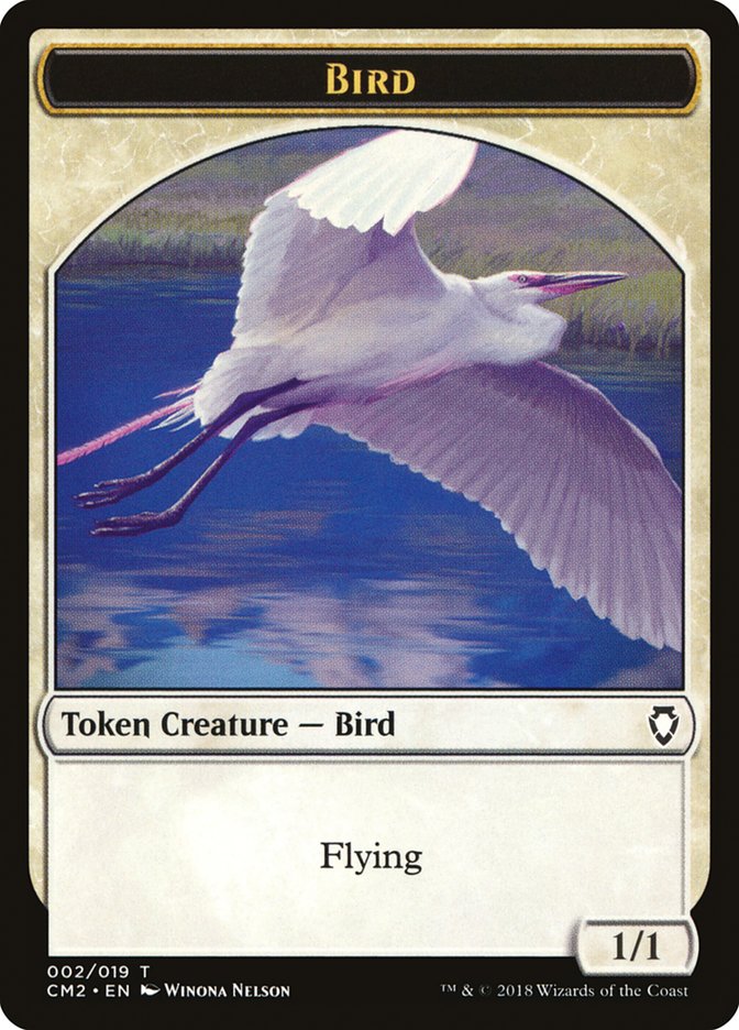 Bird Token [Commander Anthology Volume II Tokens] | Deep Dive Games St. Marys